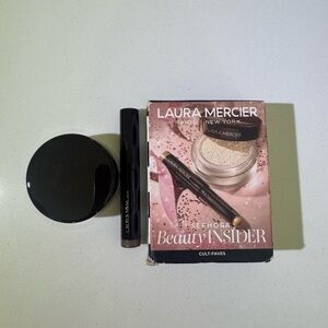 laura mercier Pink Tone Highlighting Powder & Black Eyeshadow Stick Duo
